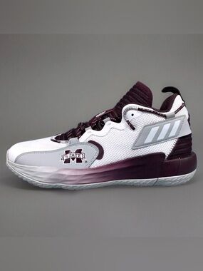 Size 12 - Adidas Dame 7 EXTPLY Mississippi State Bulldogs - (GX3461)